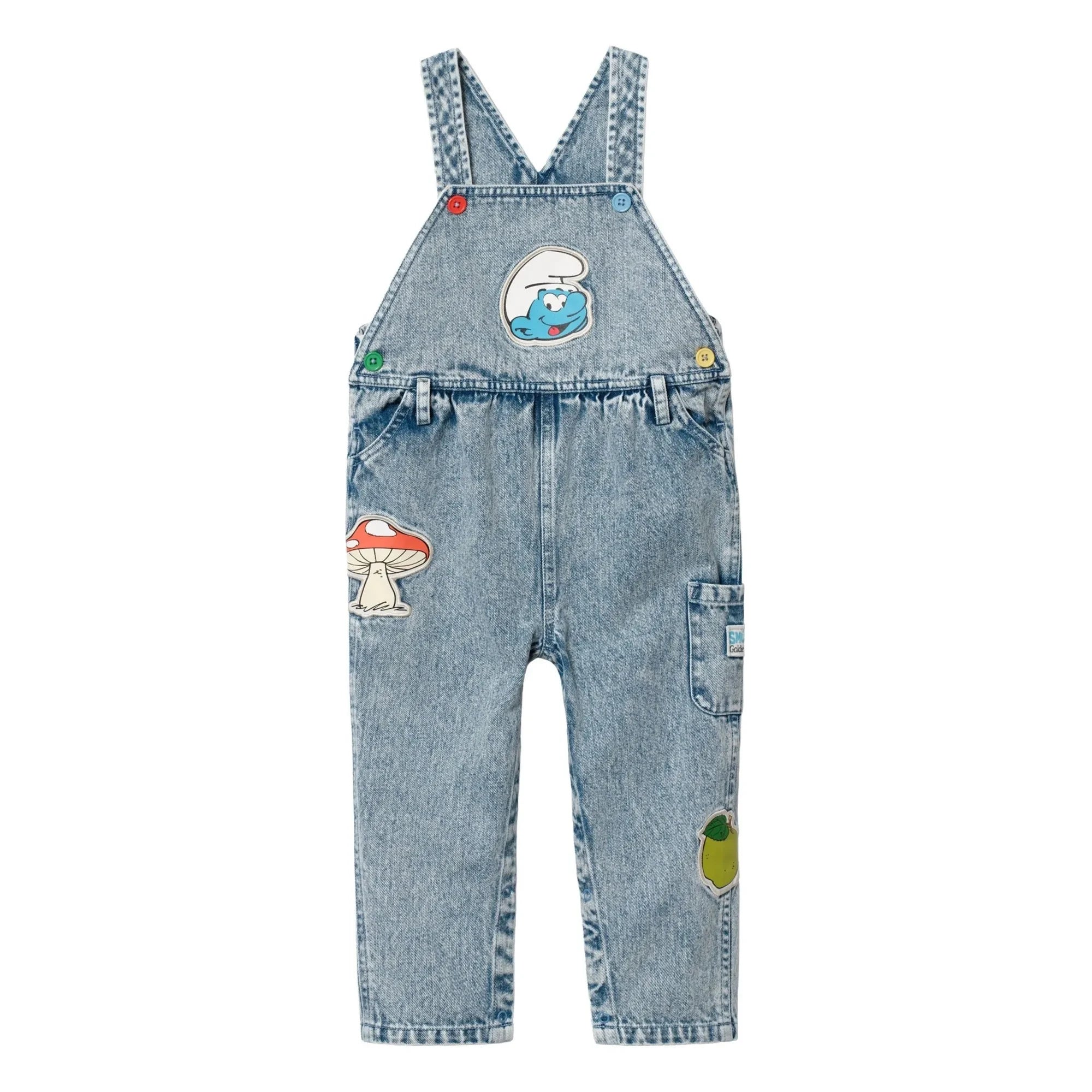 Goldie + Ace - Denim overalls - Goldie + Ace x Schtroumpfs | Blue
