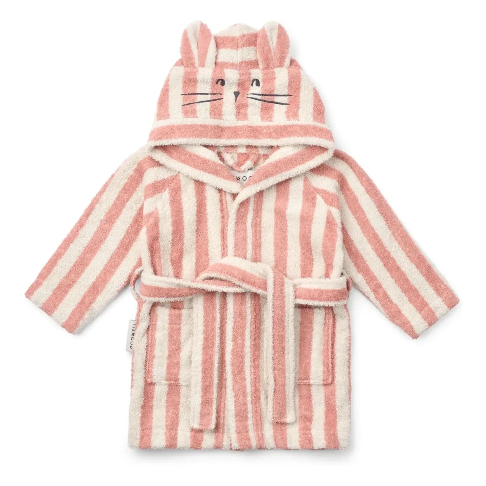 Liewood - Lily bathrobe | Coral blush/crème