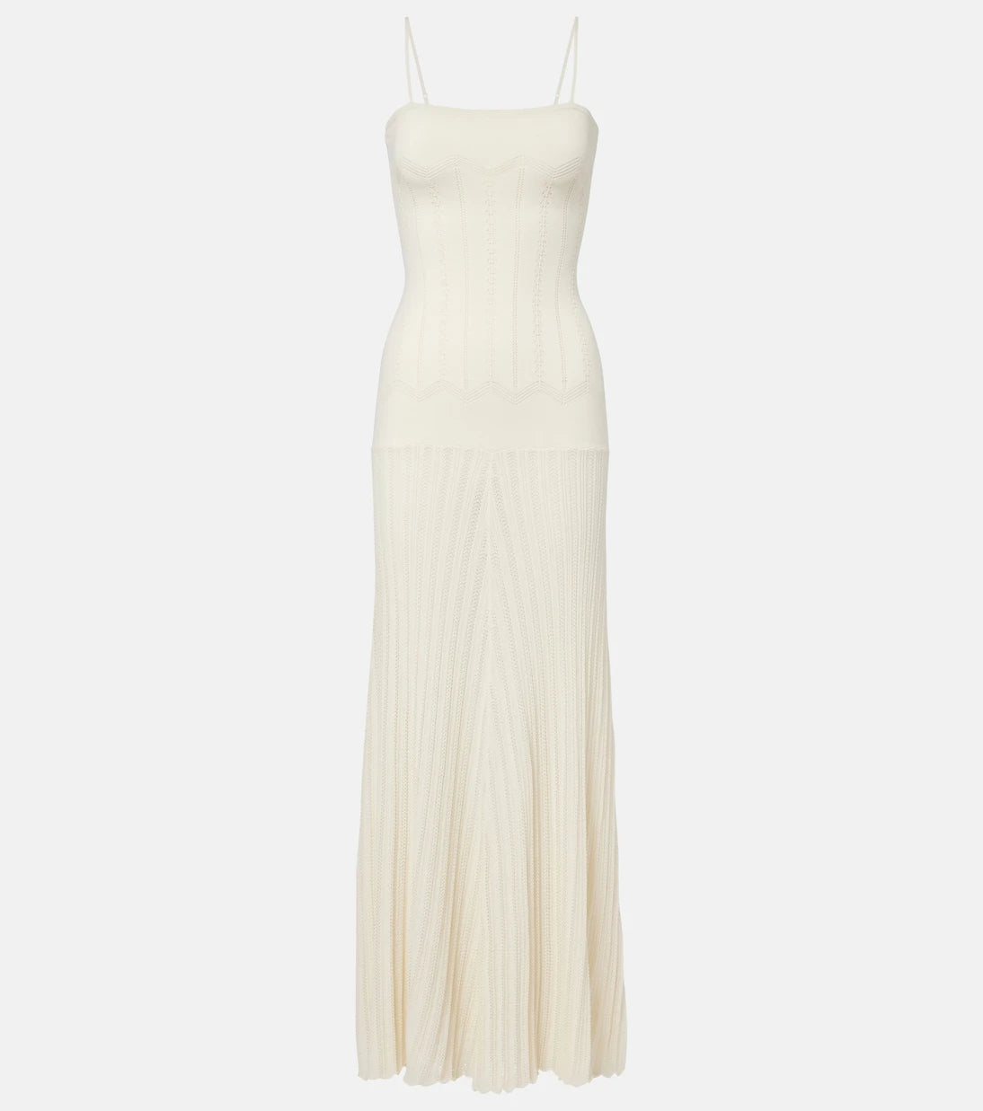 Faithfull - Irene pointelle cotton-blend maxi dress