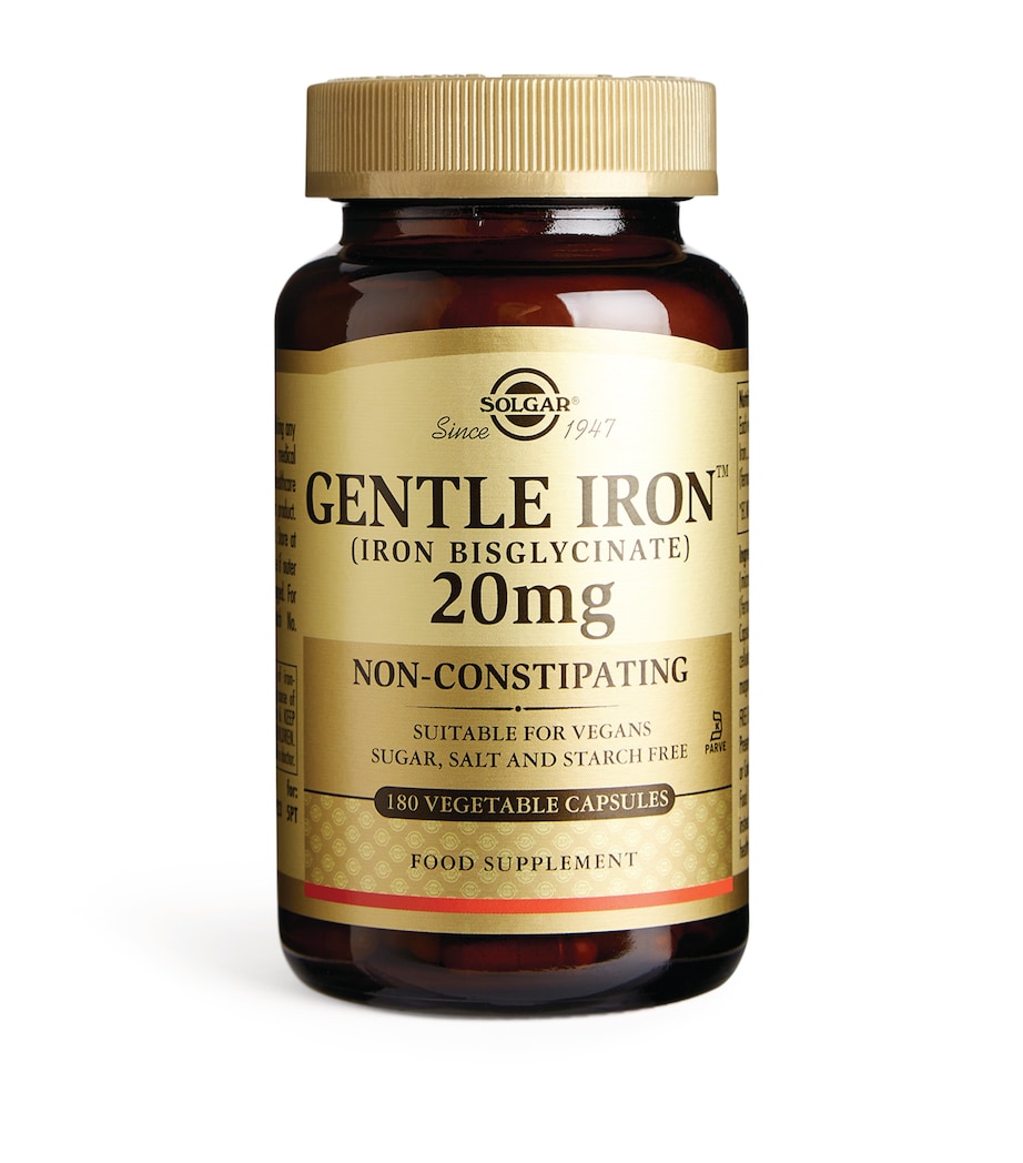Solgar Gentle Iron (Iron Bisglycinate) 20mg (180 Capsules)