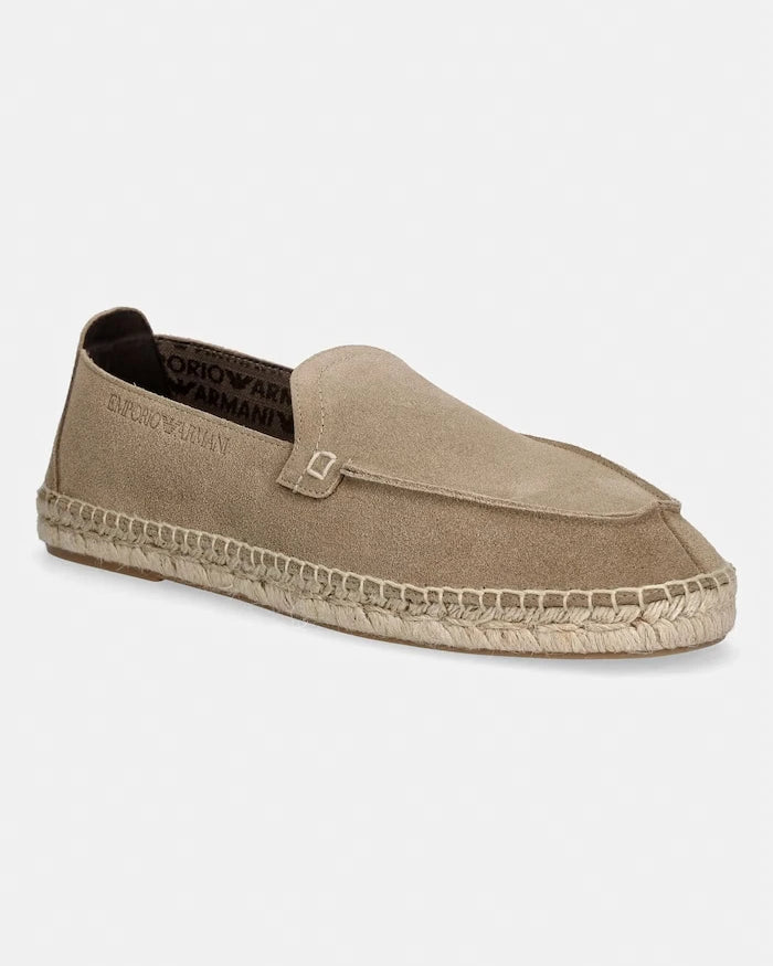 Emporio Armani Erkek Süet Espadril