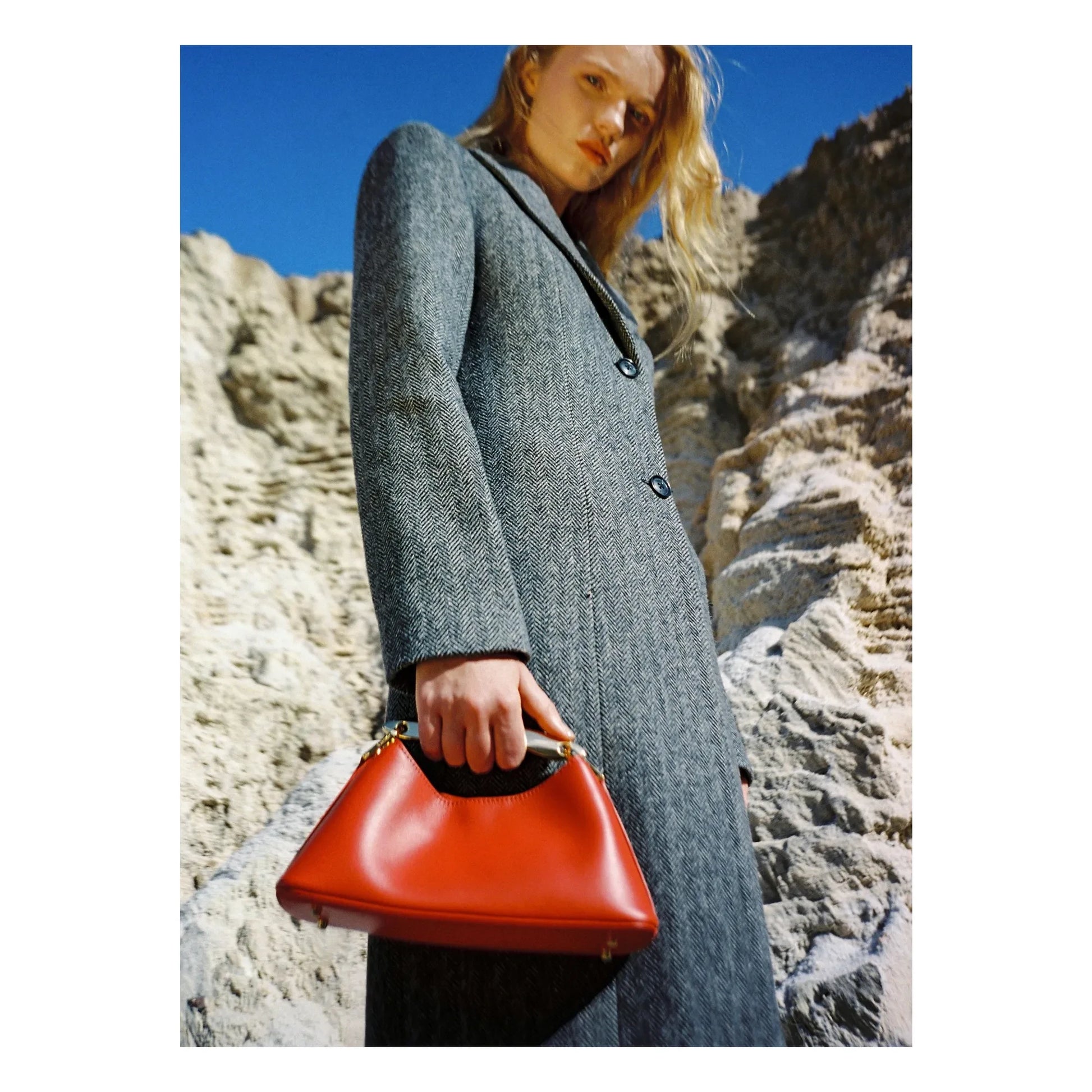 Elleme - Bag Mini Boomerang Leather | Red