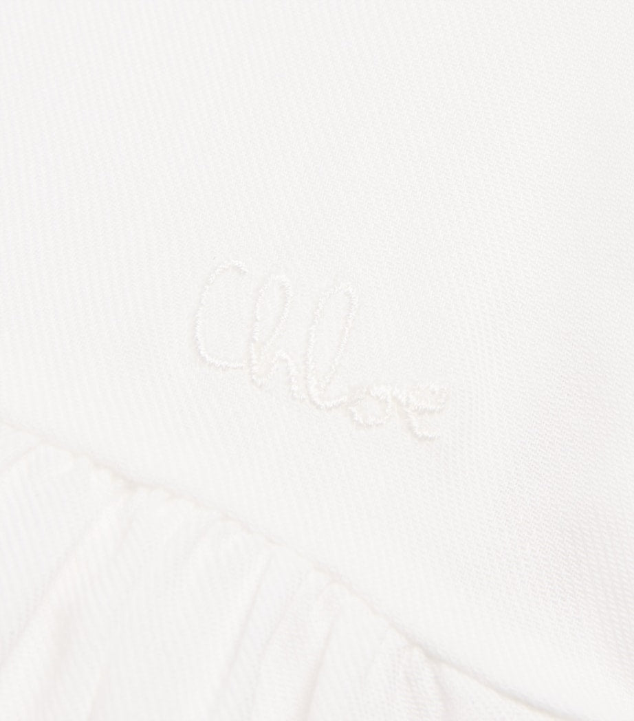 Chloé Kids Cotton Embroidered Dress and Headband Set (1-18 Months)