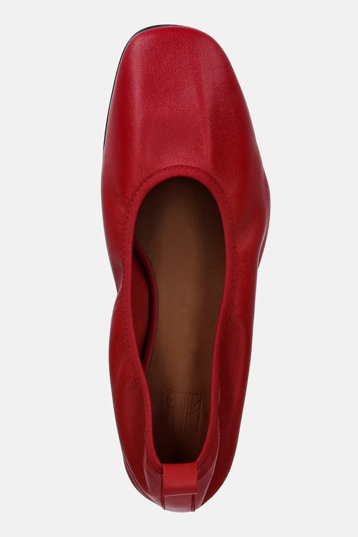 Billi Bi балеринки от кожа Red nappa