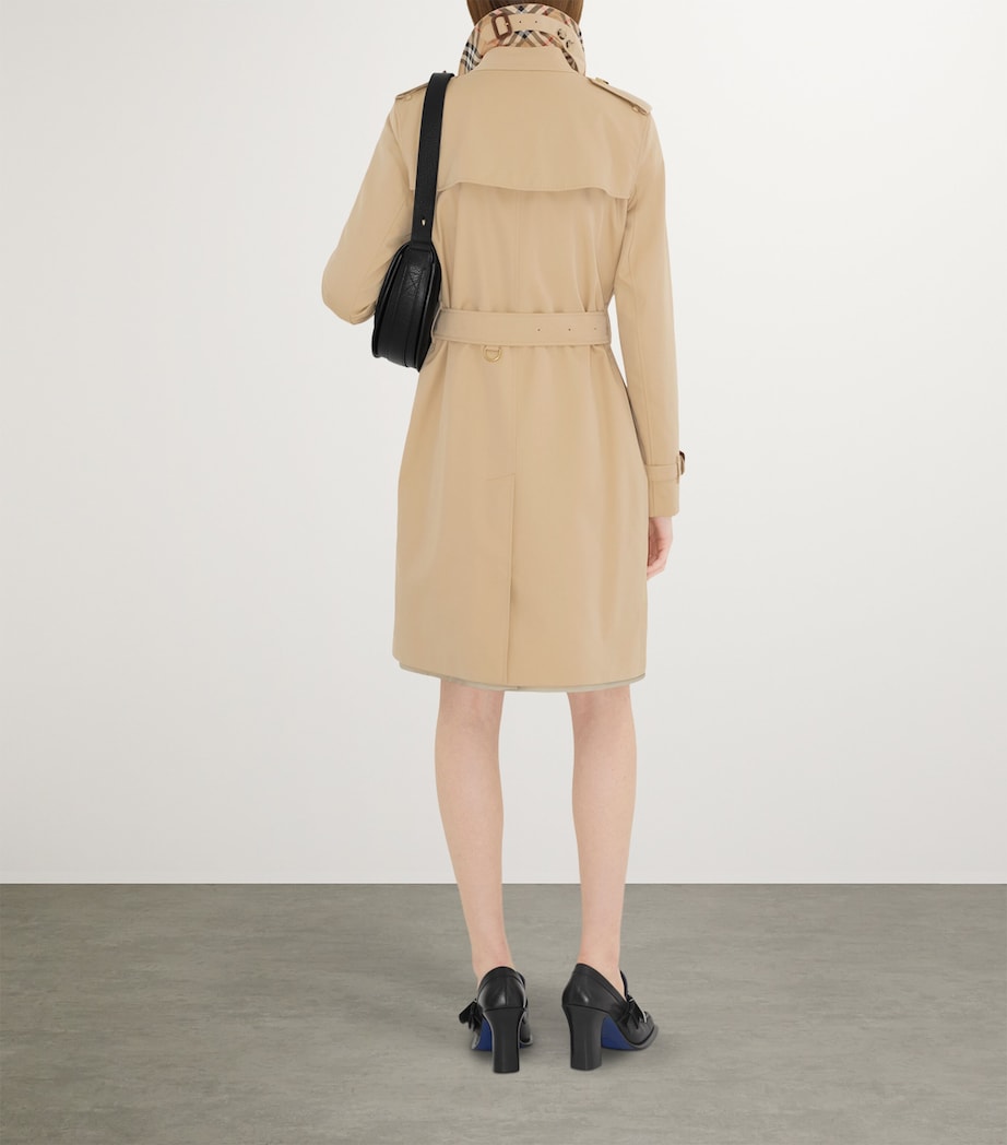 Gabardine Kensington Mid-Length Trench Coat