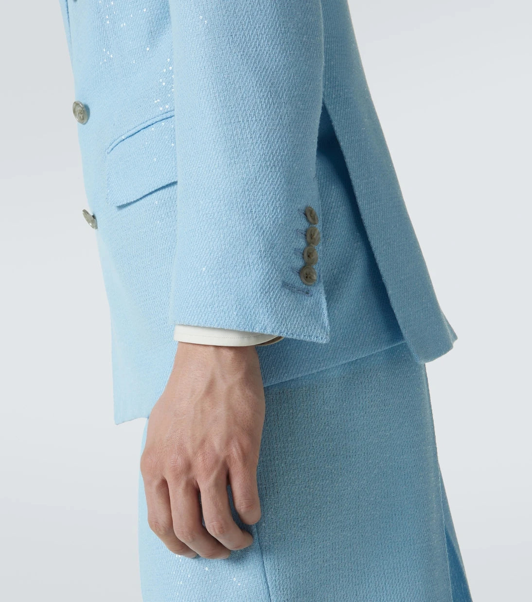 Tom Ford - Sequined wool-blend suit jacket