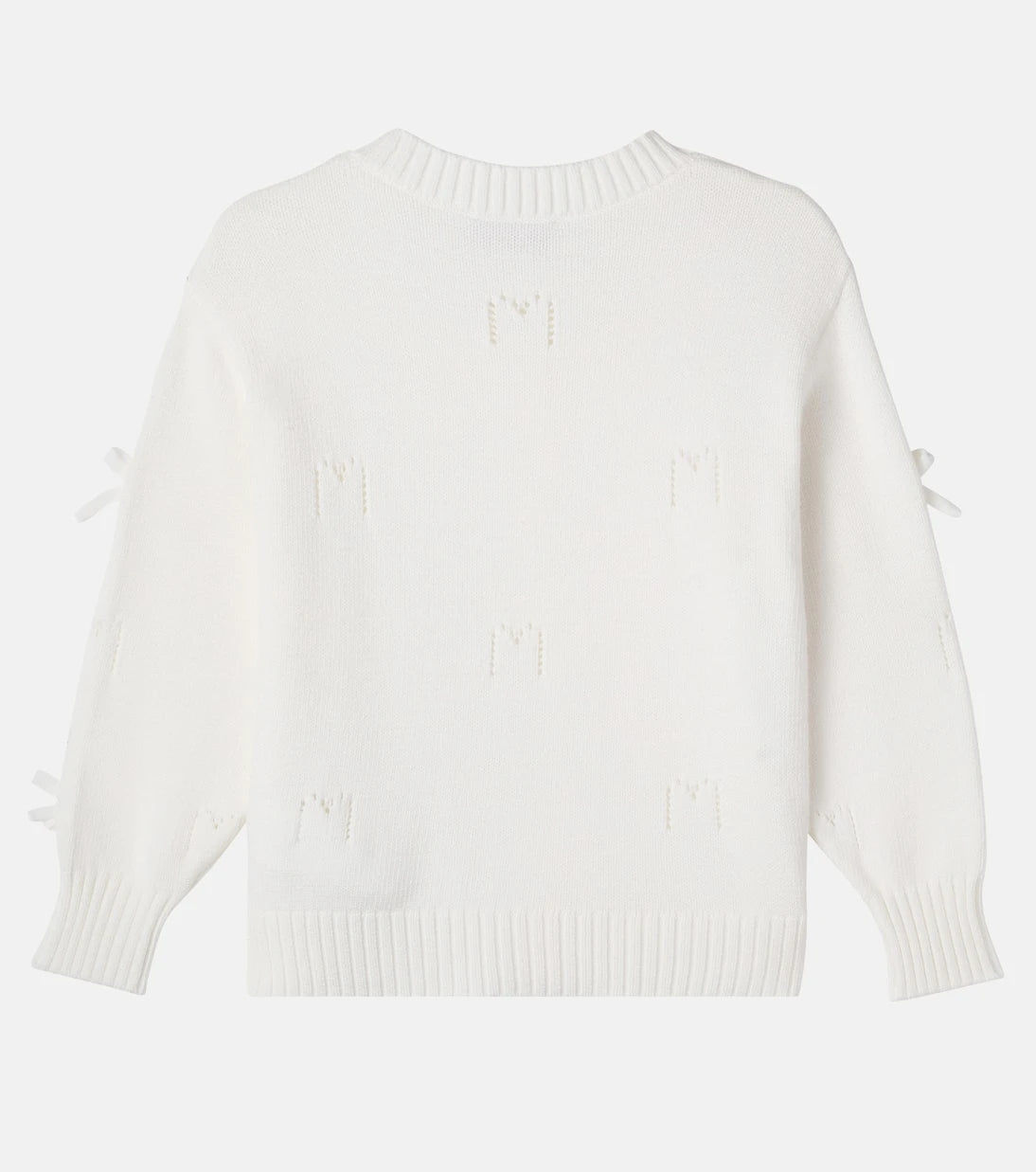 Monnalisa - Bow-detail cardigan