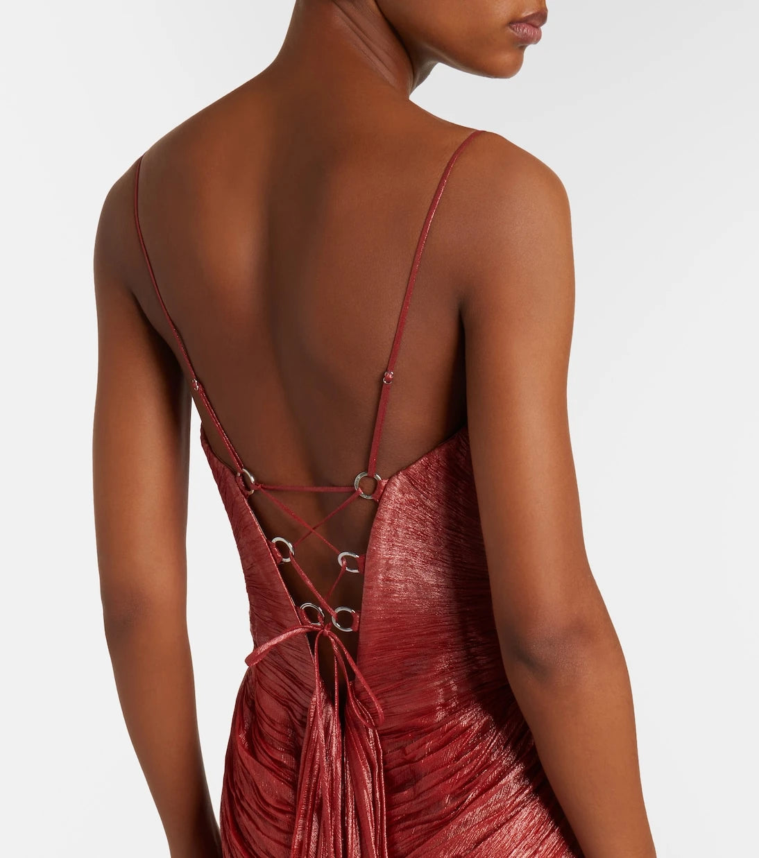 Maria Lucia Hohan - Cecilia draped silk muslin bustier gown