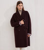 Brunello Cucinelli Red Cashmere Overcoat