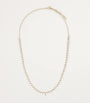 Persée Yellow Gold and Diamond Triangle Tennis Necklace