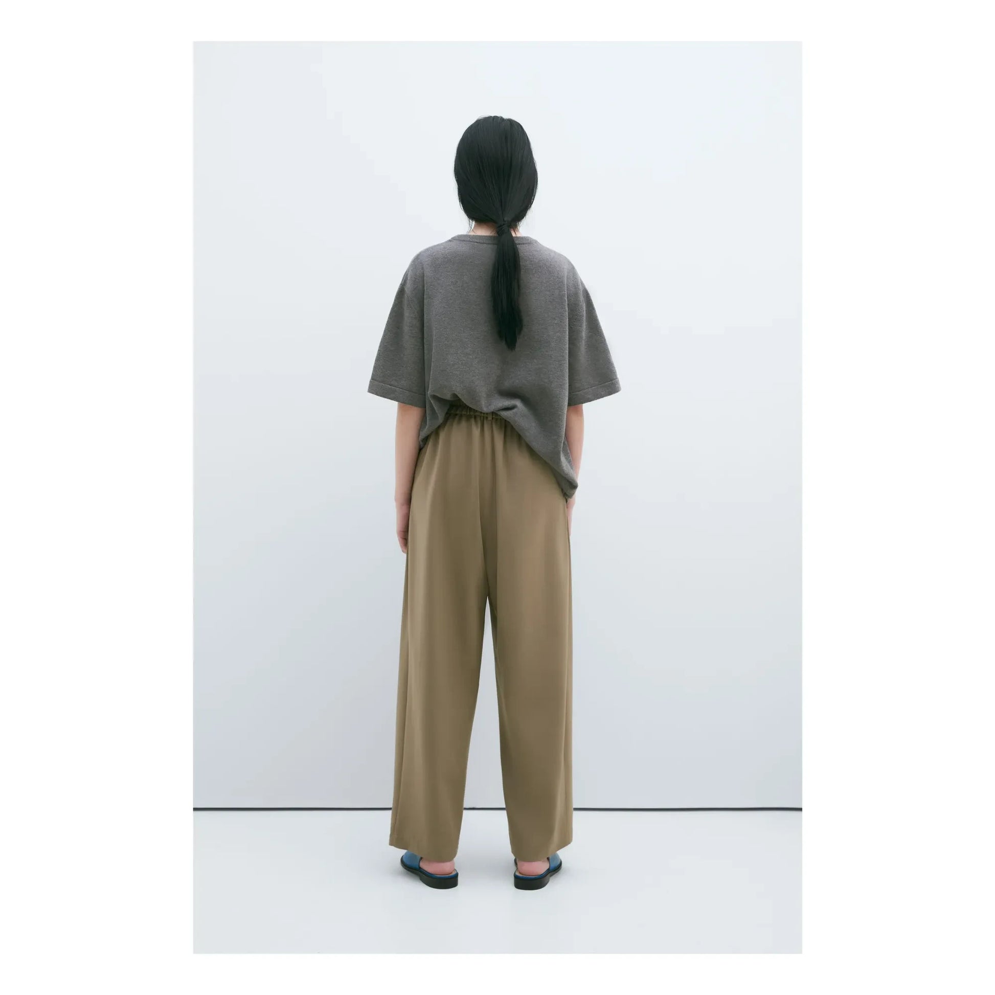 Cordera - Virgin Wool Tailoring Pocket Trousers | Camel