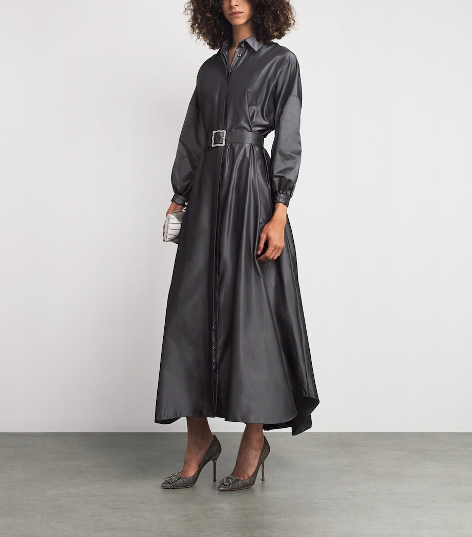 Alexis Mabille Belted Maxi Shirt Dress