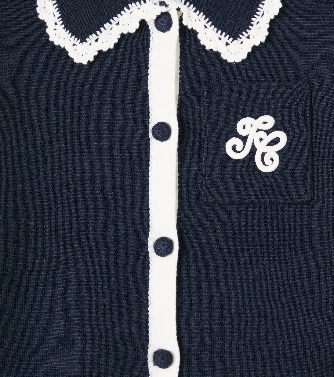 Tartine et Chocolat - Embroidered wool-blend cardigan