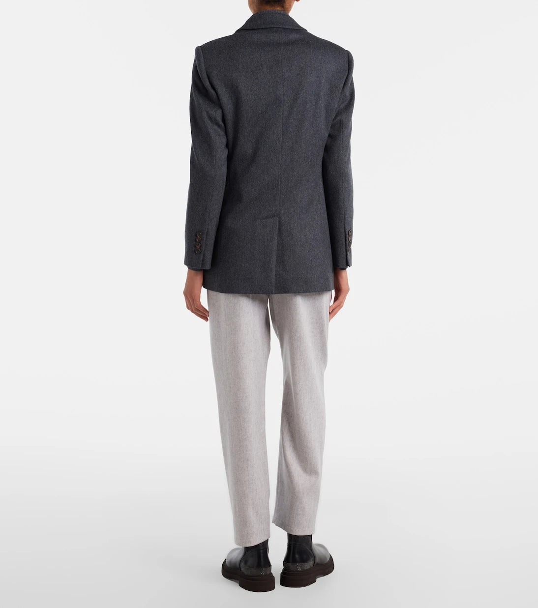 Brunello Cucinelli - Monili wool tapered pants