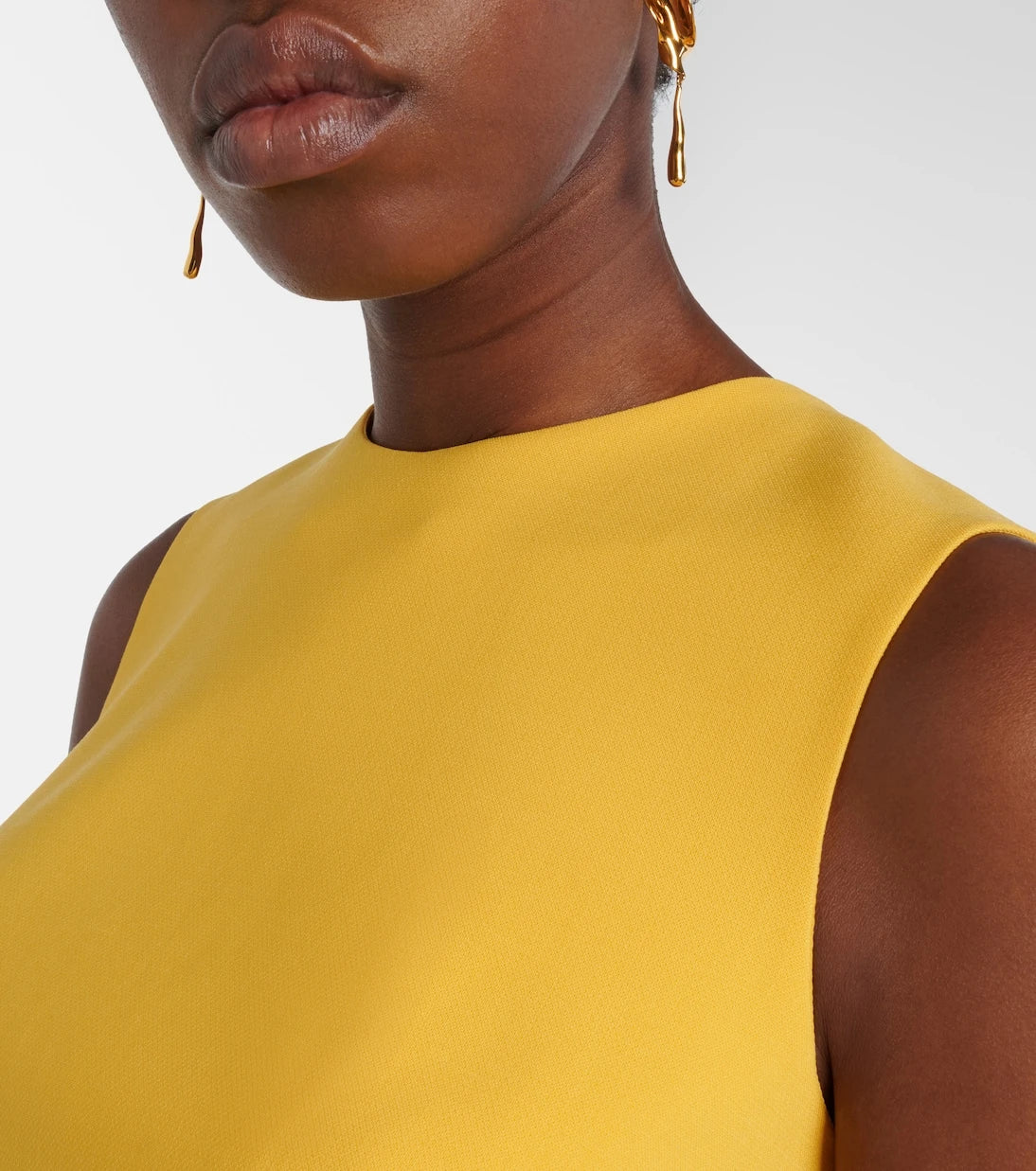 Carolina Herrera - Wool-blend crop top