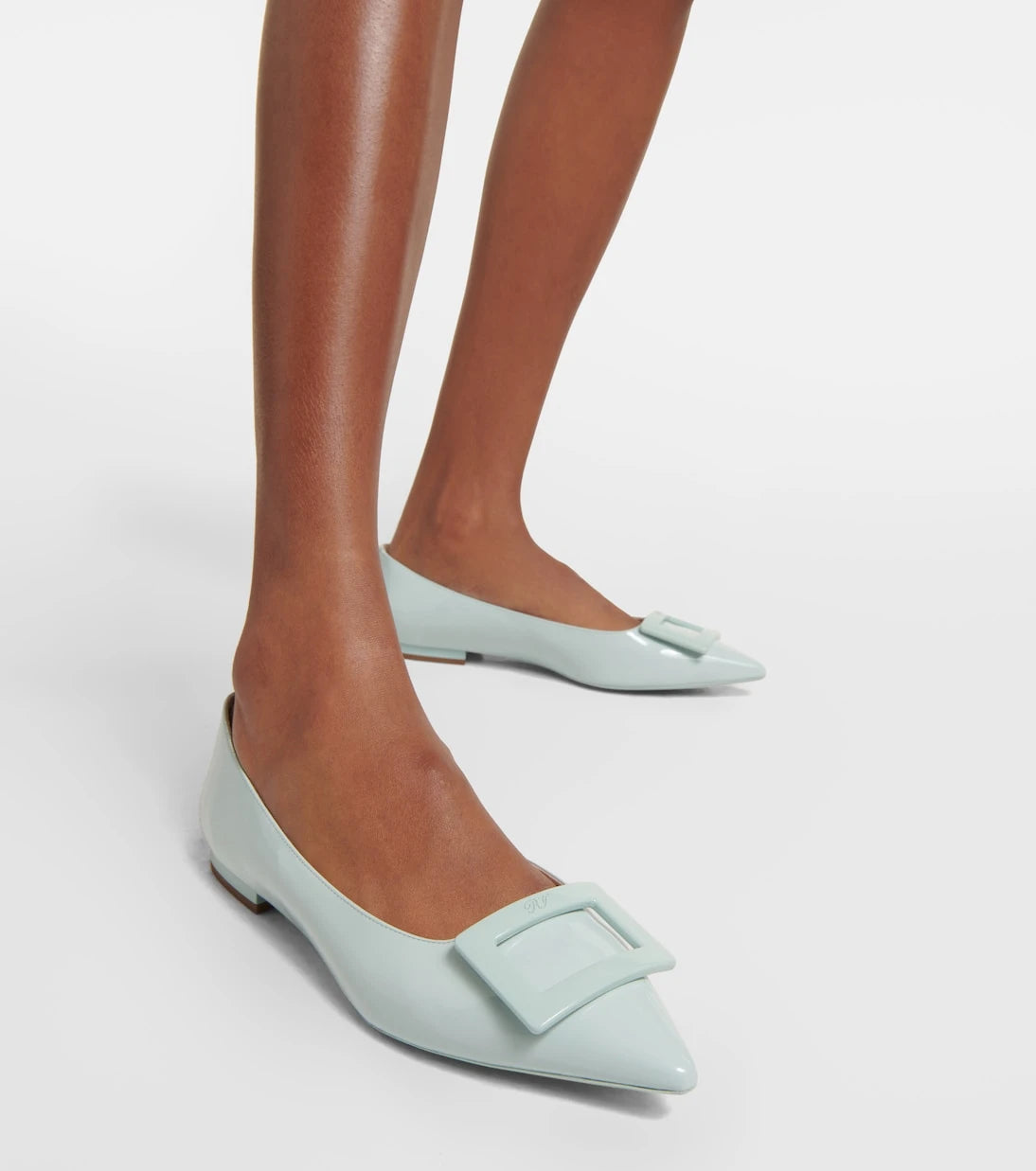 Roger Vivier - Gommettine patent leather ballet flats