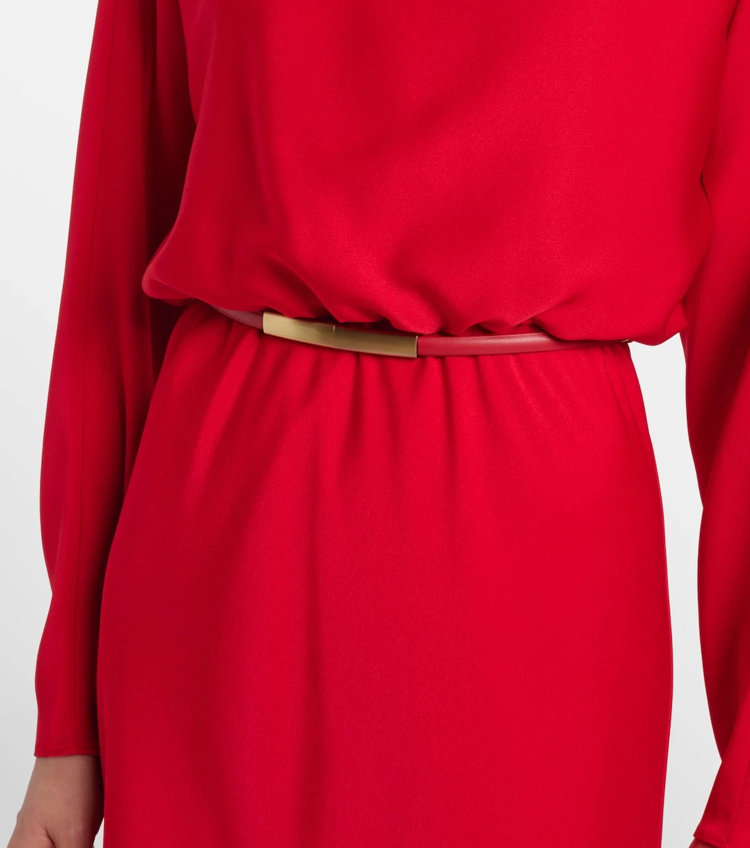 Max Mara - Draped satin gown