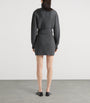 Givenchy Grey Wool-Alpaca Mini Skirt