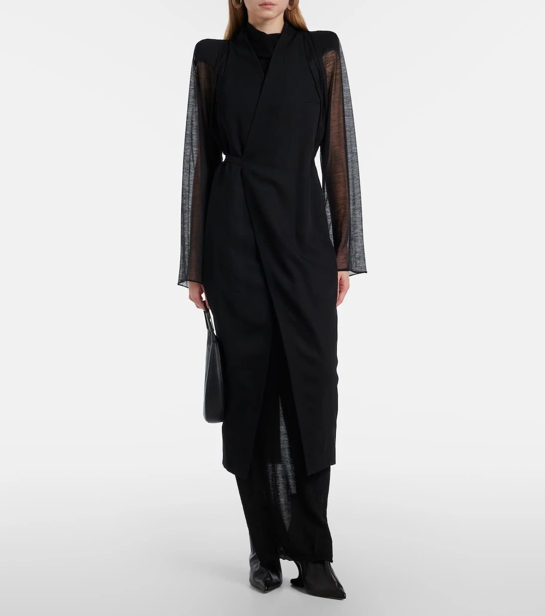 Rick Owens - Cyclops wool wrap coat
