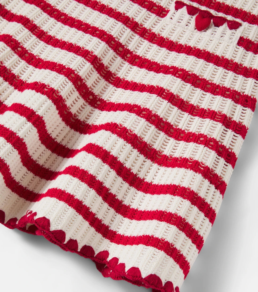 Self-Portrait Kids - Knitted striped skirt