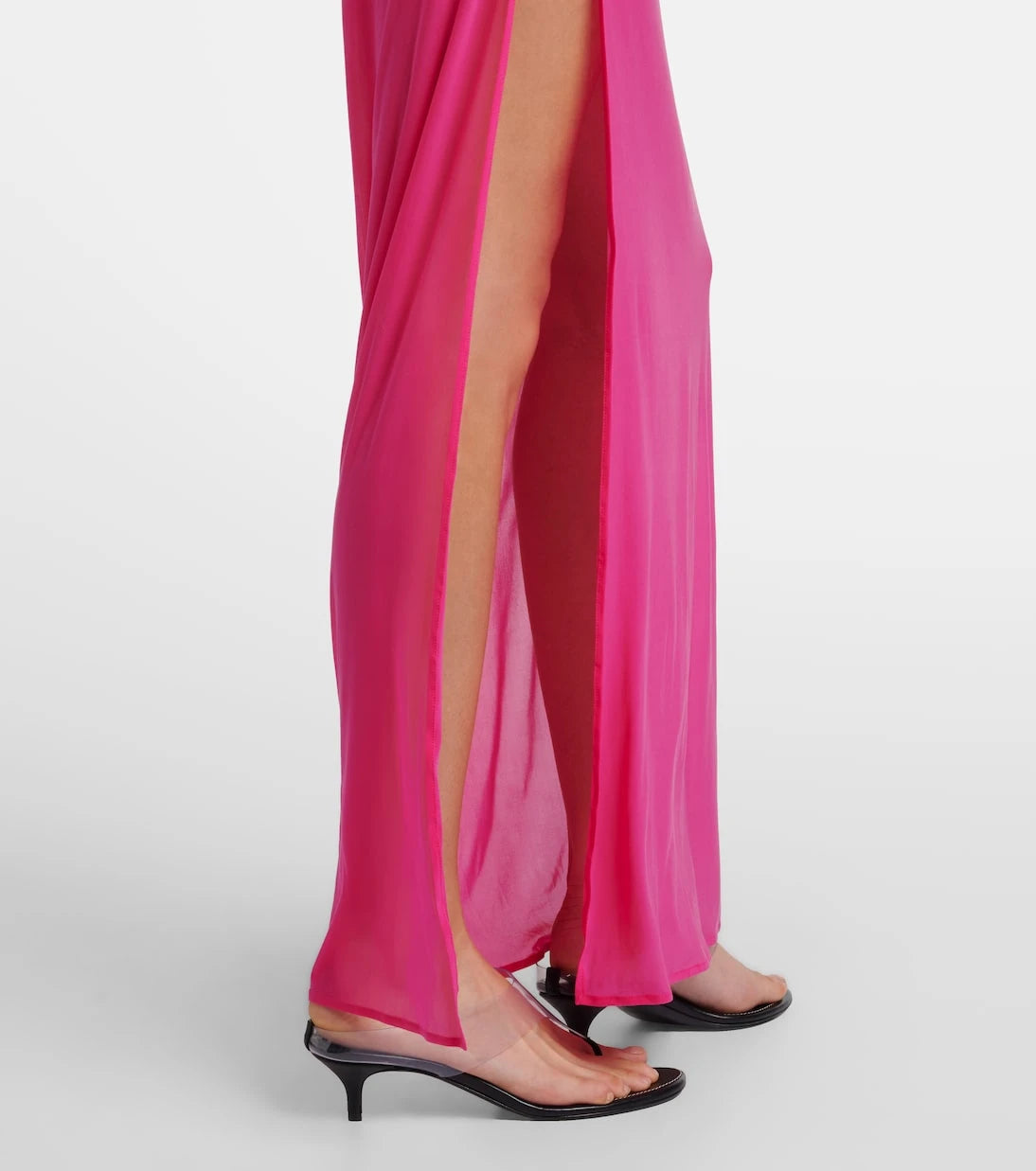 Magda Butrym - Floral-appliqué jersey gown