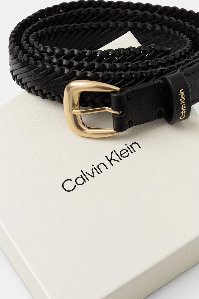 Calvin Klein Örgü Deri Kadın Kemer