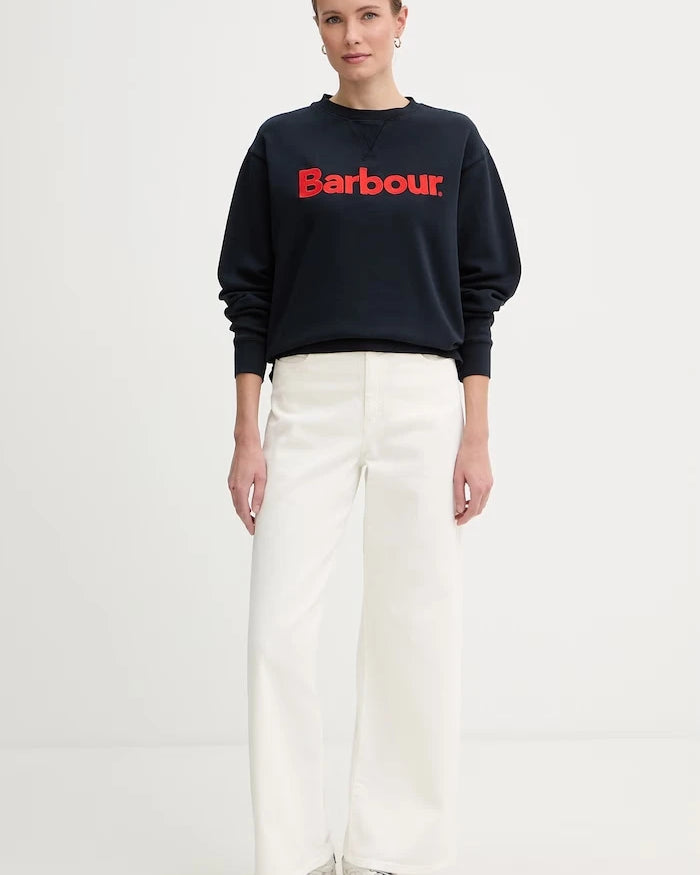 Barbour kadın pamuklu sweatshirt Hartland
