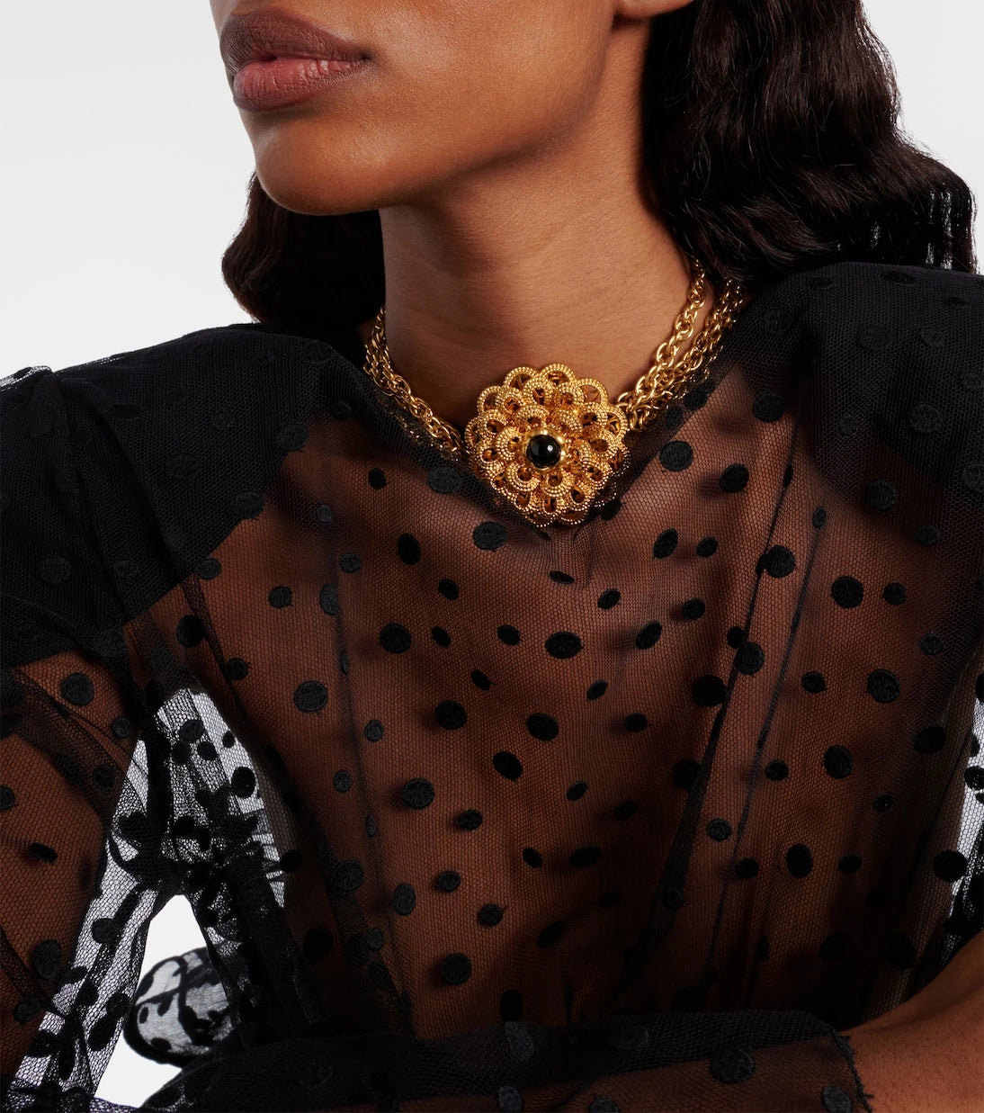 Chloé - Embellished necklace