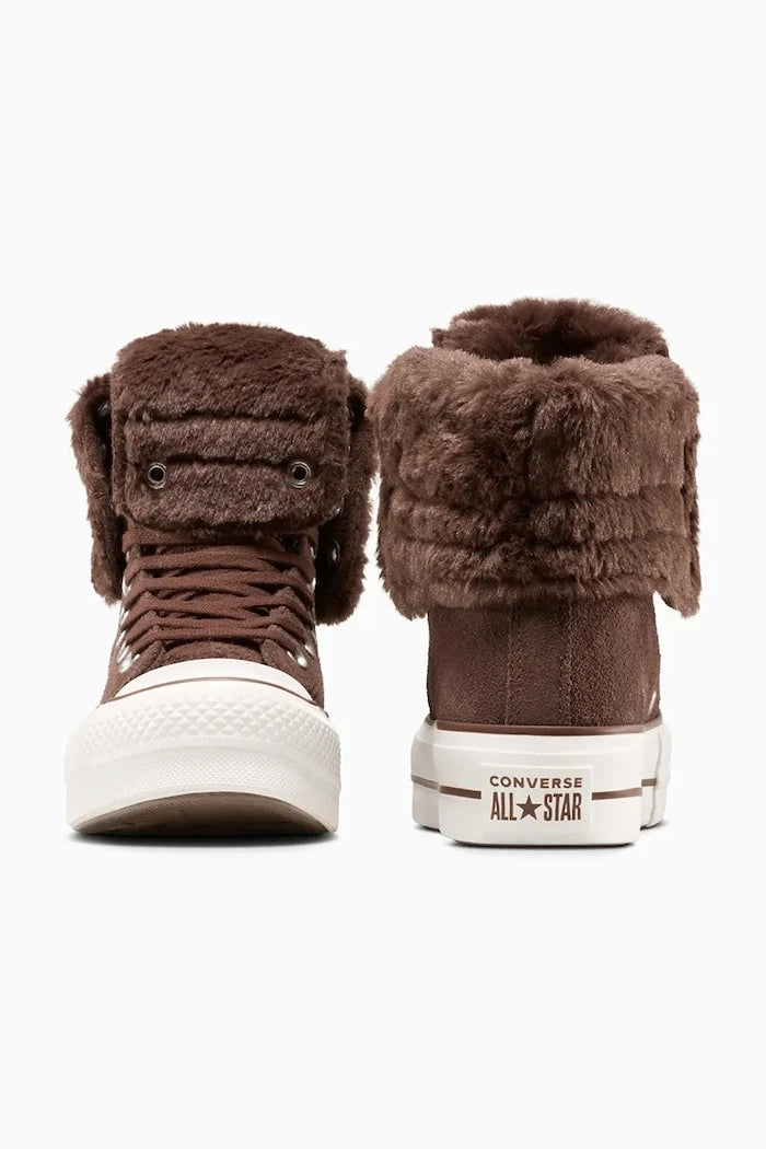 Converse Chuck Taylor All Star Star Fold Over Lift Yüksek Spor Ayakkabı