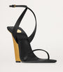 Saint Laurent Black Salomé Wedge Sandals 110