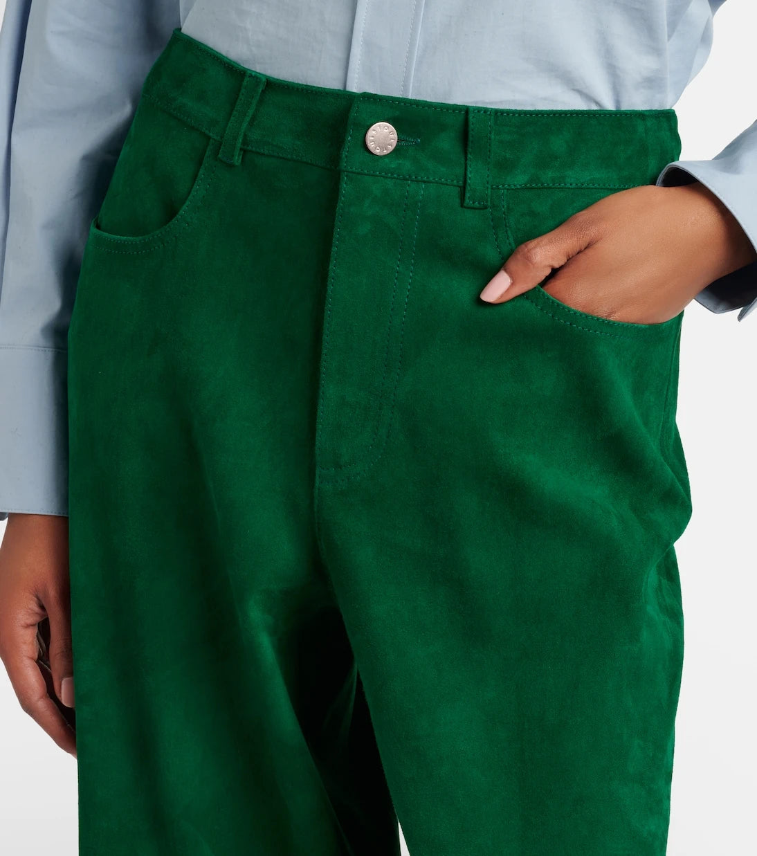 Stouls - Mytheo suede wide-leg pants