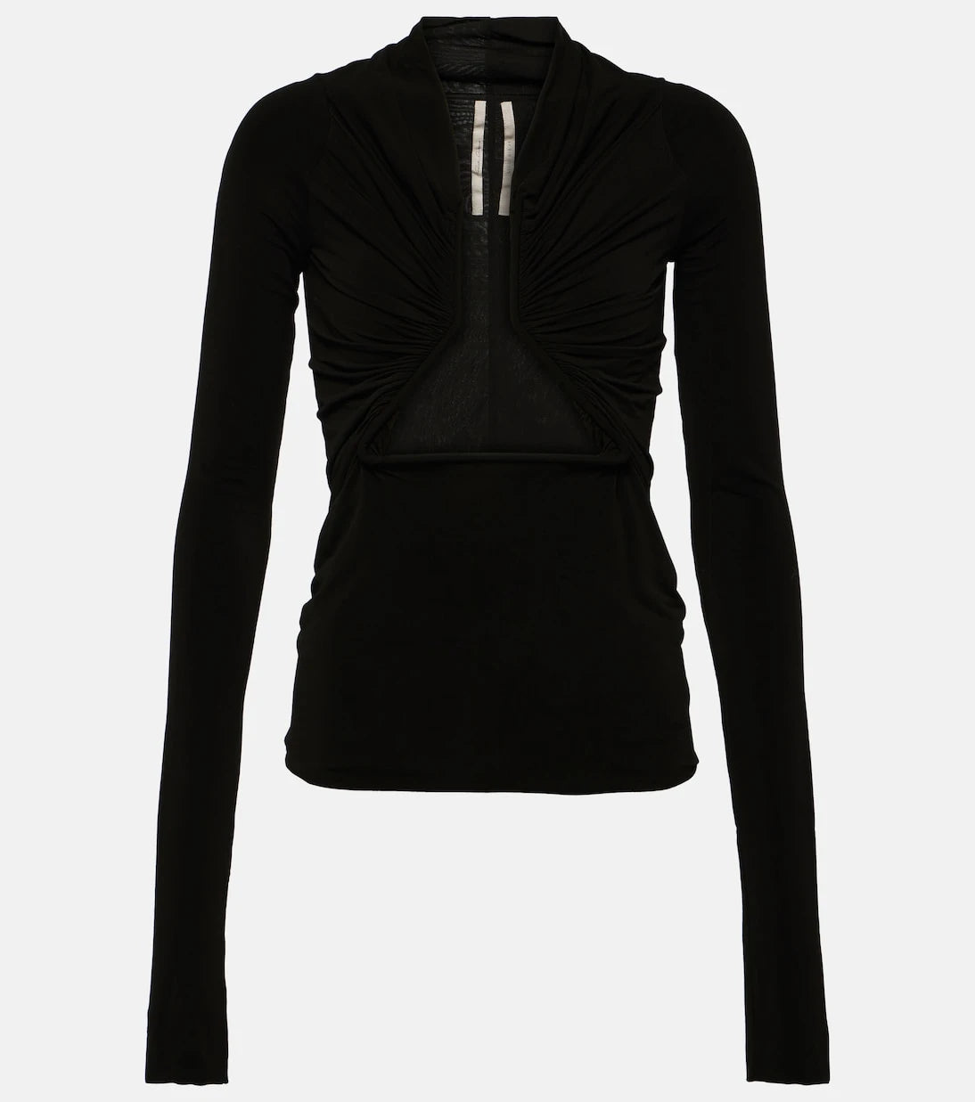 Rick Owens - Cutout jersey top