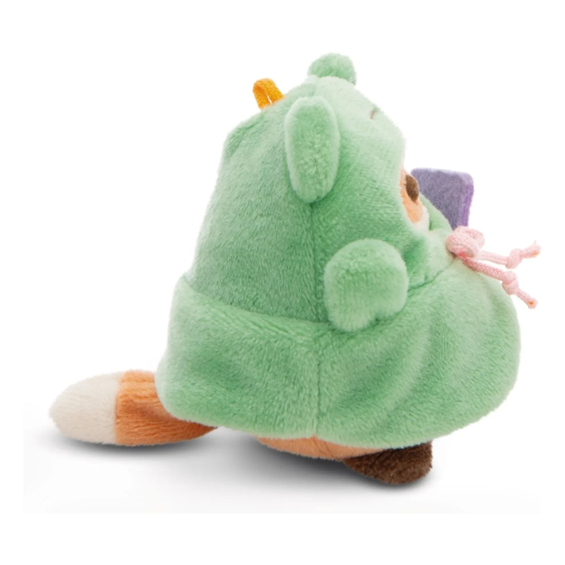 Nici - Geeks fox plush with frog disguise | Green