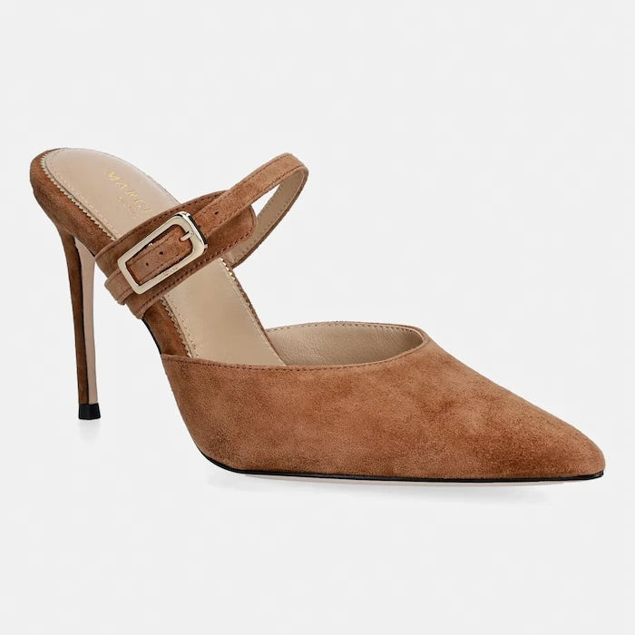 Marciano by Guess kadın süet ince topuklu terlikler