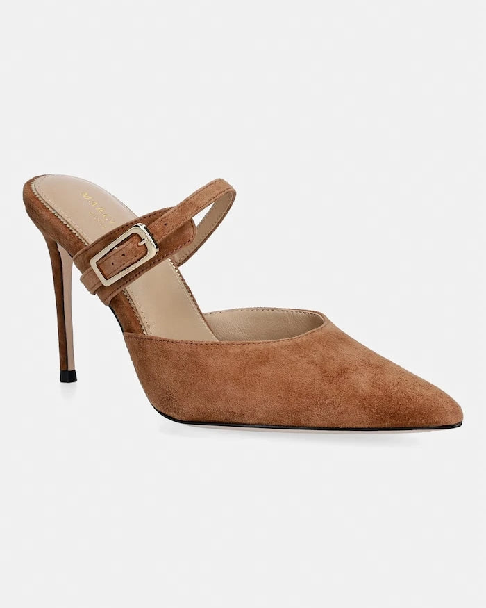 Marciano by Guess kadın süet ince topuklu terlikler