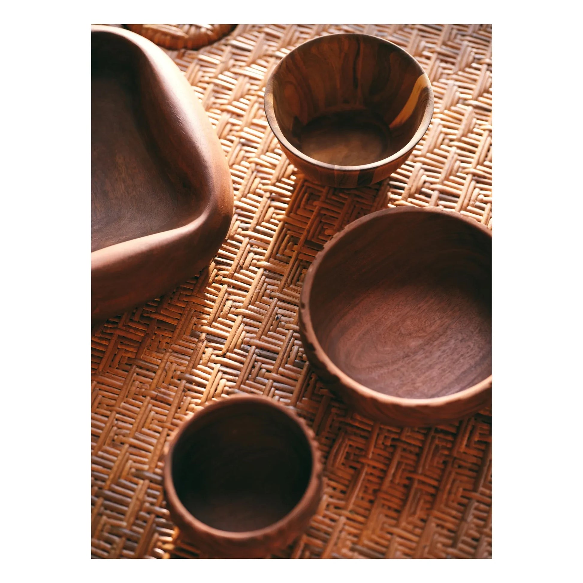 HKliving - Wooden dish | Natural