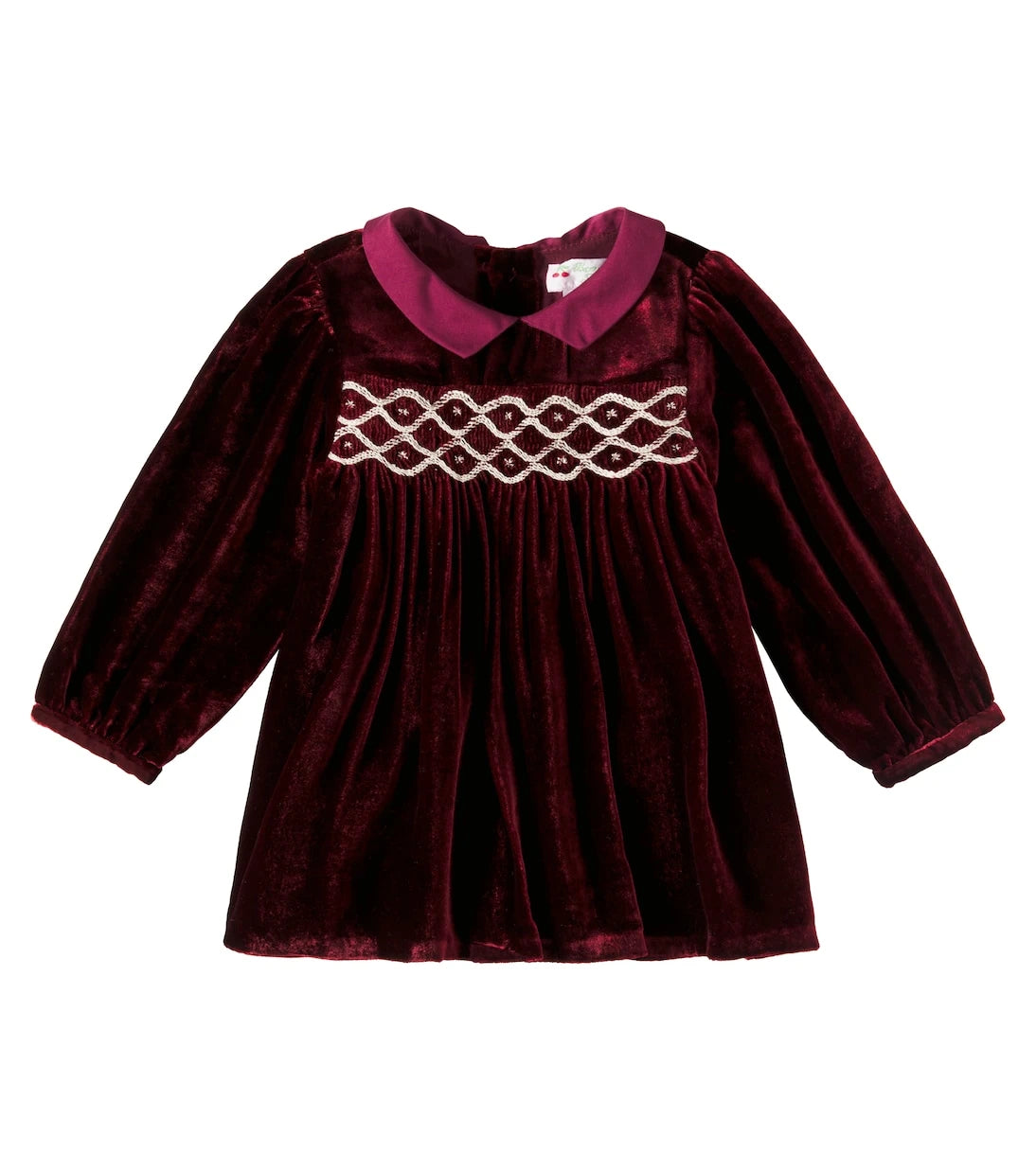 Bonpoint - Baby Trinité smocked velvet dress