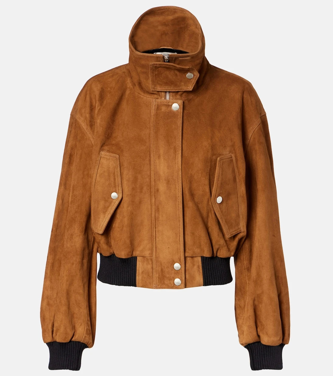 Nour Hammour - Briar suede bomber jacket
