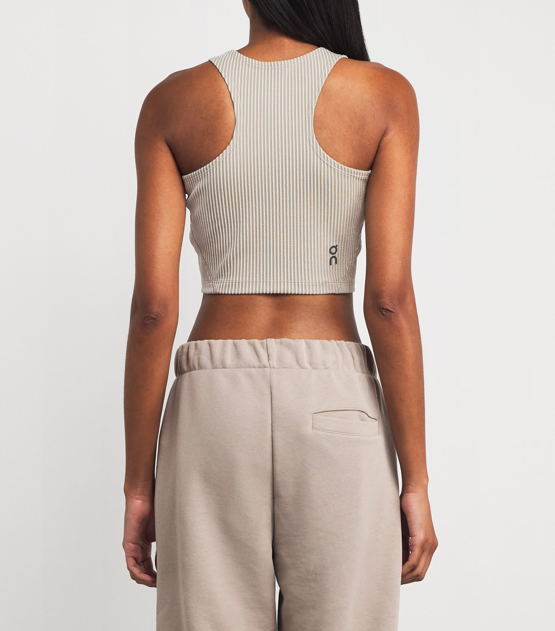 On Brown All-Day Ribbed Crop Top