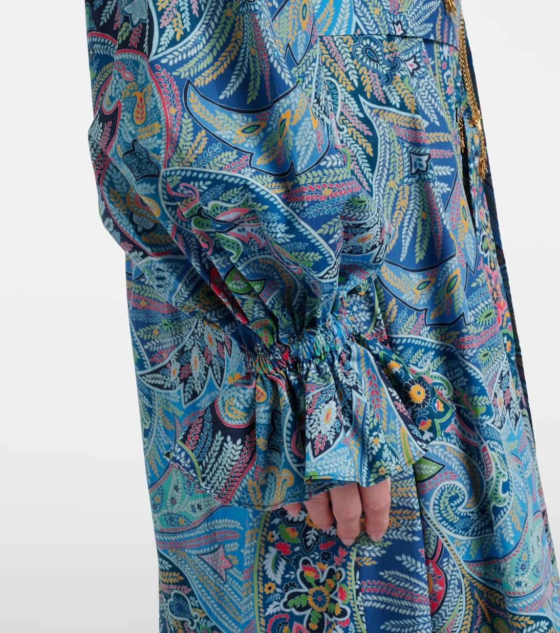Etro - Paisley cotton-blend shirt dress