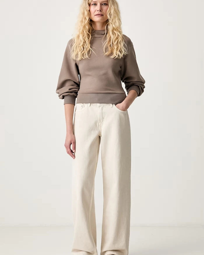 adidas kadın kapüşonlu modal Soft Lux sweatshirt