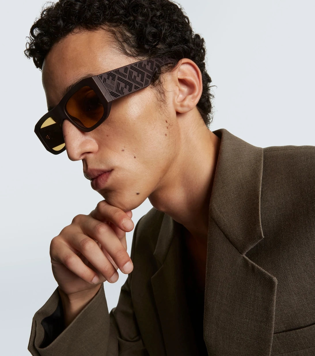 Fendi - Fendi Shadow rectangular sunglasses