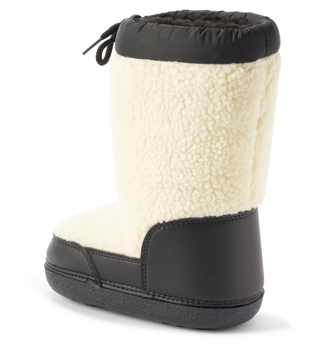 Moschino Kids - Faux shearling-lined snow boots