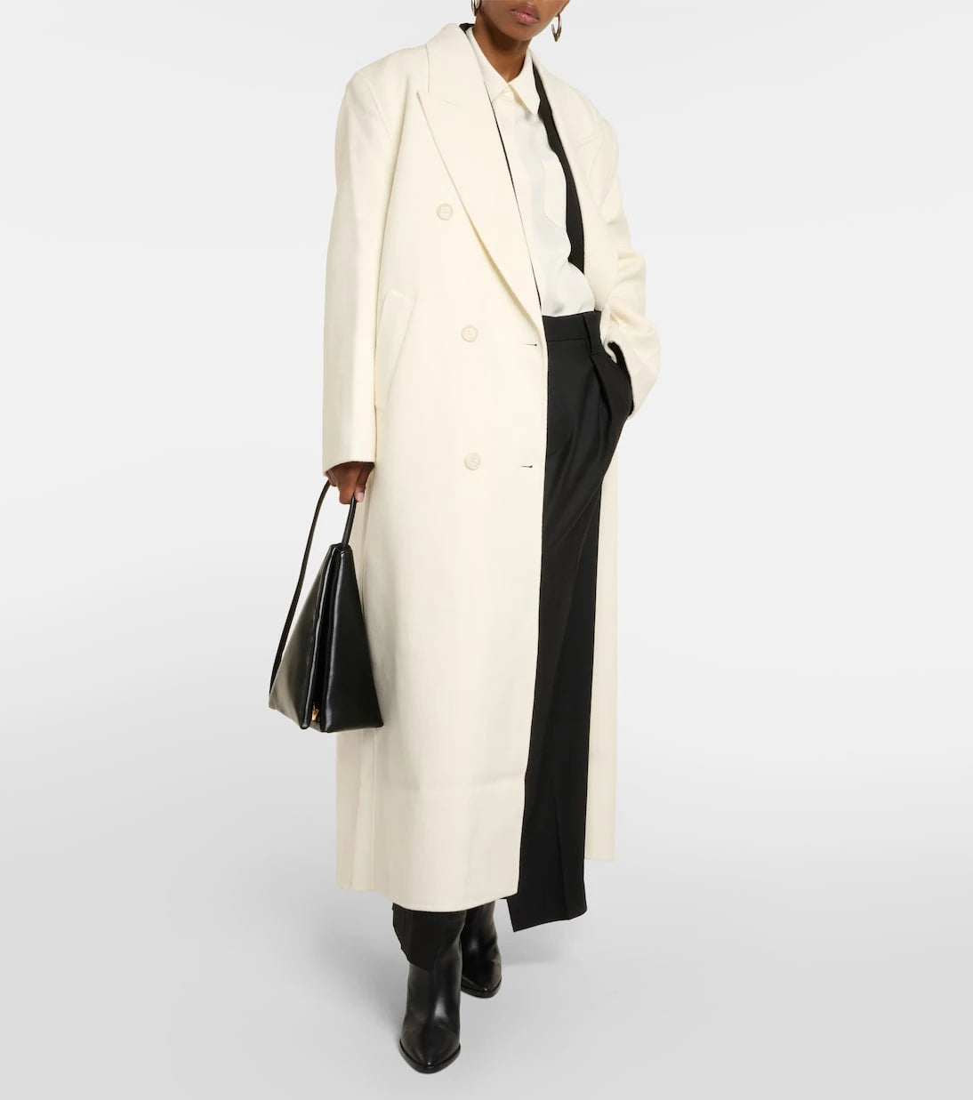 The Frankie Shop - Gaia oversized wool-blend coat