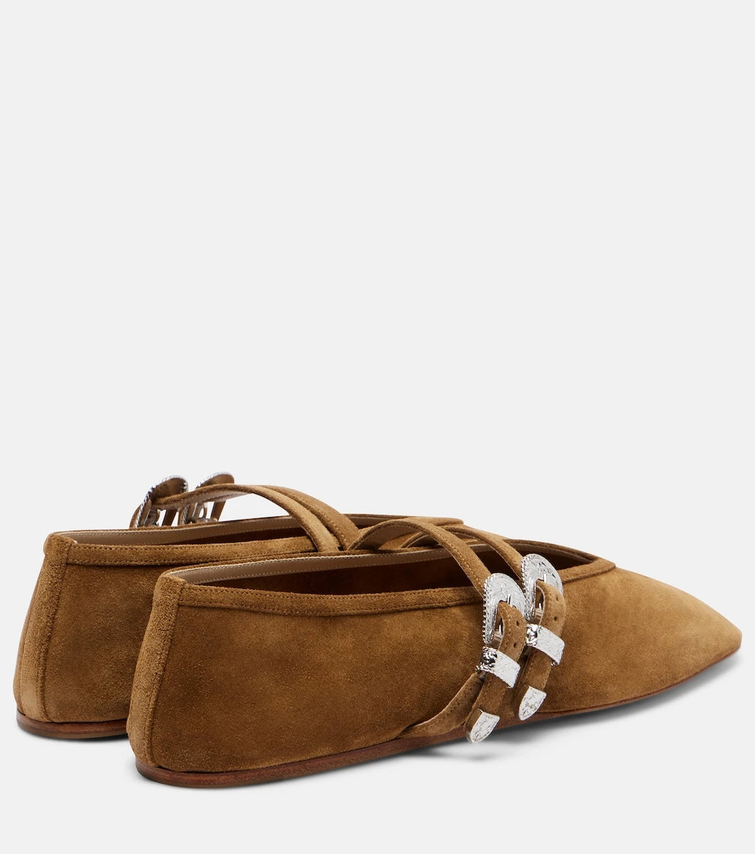 Le Monde Béryl - Claudia suede Mary Jane ballet flats