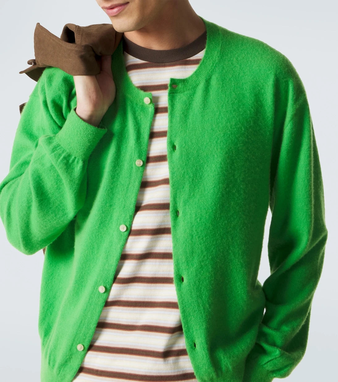 Auralee - Cashmere and cotton cardigan