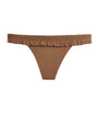 Faithfull the Brand Brown Frilled Esterel Bikini Bottoms