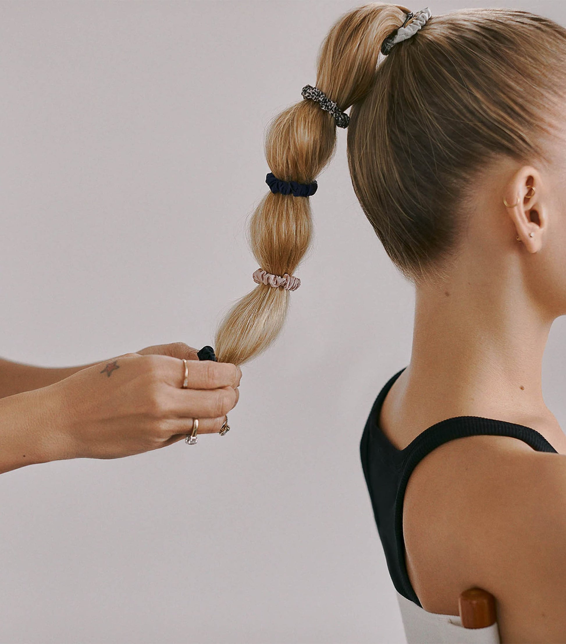 Pure Silk Minnie Scrunchies (Set of 12)