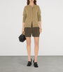 Burberry Beige Cashmere EKD-Embroidered Cardigan