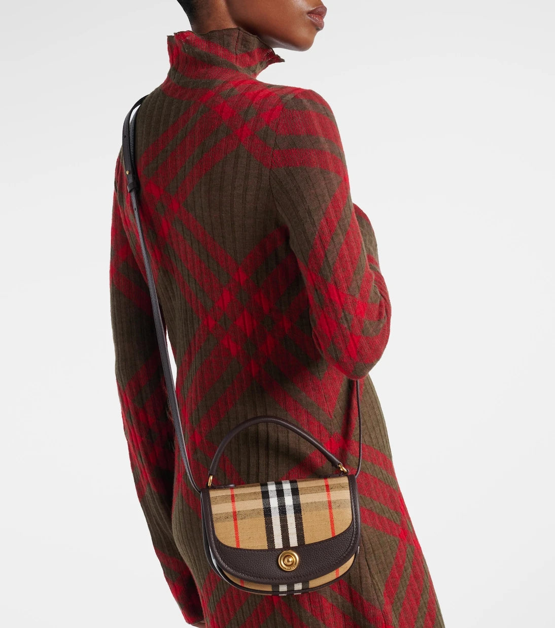 Burberry - Highlands Mini jacquard shoulder bag